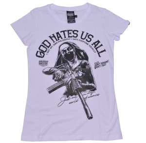 Dobermans Aggressive Damen T-Shirt God hates us all Dobermans Aggressive Damen T-Shirt God hates us all