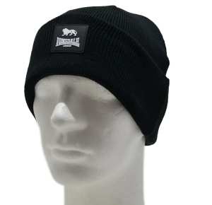 Lonsdale Strickmütze Cuff Rubber Badge Beanie Lonsdale Strickmütze Cuff Rubber Badge Beanie