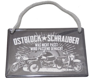 Aluminium Blechschild Ostblock Schrauber - Ostzone Verschiedenes - Rascal  Streetwear - Online-Shop - Details - BLS17 Ostzone