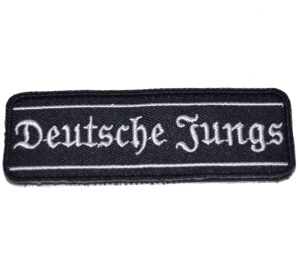 Klettaufnäher Deutsche Jungs