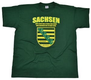 T-Shirt Sachsen deutsch und frei