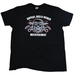 T-Shirt Mopeds Bier und Weiber der Osten Rockt G114U