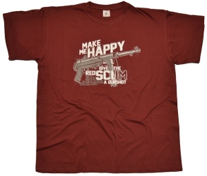 T-Shirt Make Me Happy give a gunshoot