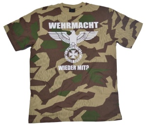 T-Shirt Wehrmacht wieder mit in camo