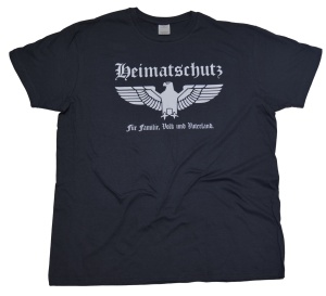 T-Shirt Heimatschutz für Familie Volk und Vaterland