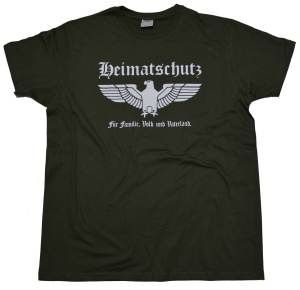 T-Shirt Heimatschutz für Familie Volk und Vaterland