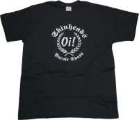 T-Shirt Skinheads Oi! Parole Spass